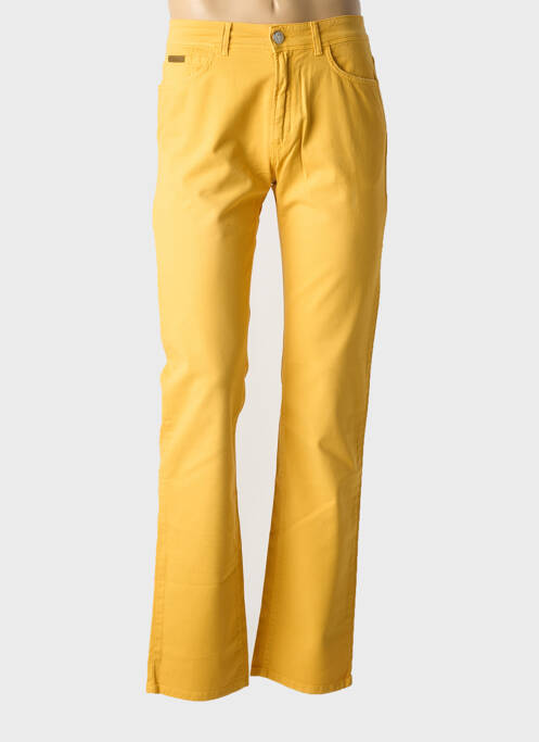 Jeans coupe slim jaune TRUSSARDI JEANS pour homme