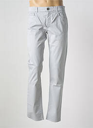 Pantalon slim tissage popeline taille normale gris TRUSSARDI JEANS homme