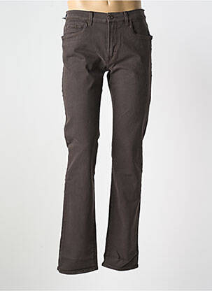 Jeans coupe slim poches taille normale marron TRUSSARDI JEANS homme