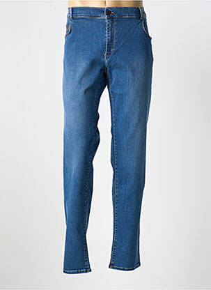 Jeans coupe slim stretch taille normale bleu TRUSSARDI JEANS homme