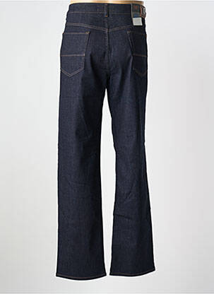 Jeans coupe droite fermeture zippée sous rabat boutonné taille normale bleu TRUSSARDI JEANS homme