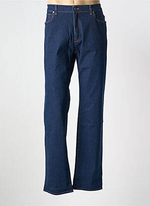 Jeans coupe droite stretch taille normale bleu TRUSSARDI JEANS homme