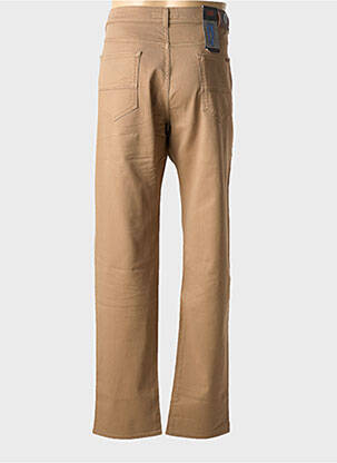 Jeans coupe slim stretch taille normale marron TRUSSARDI JEANS homme