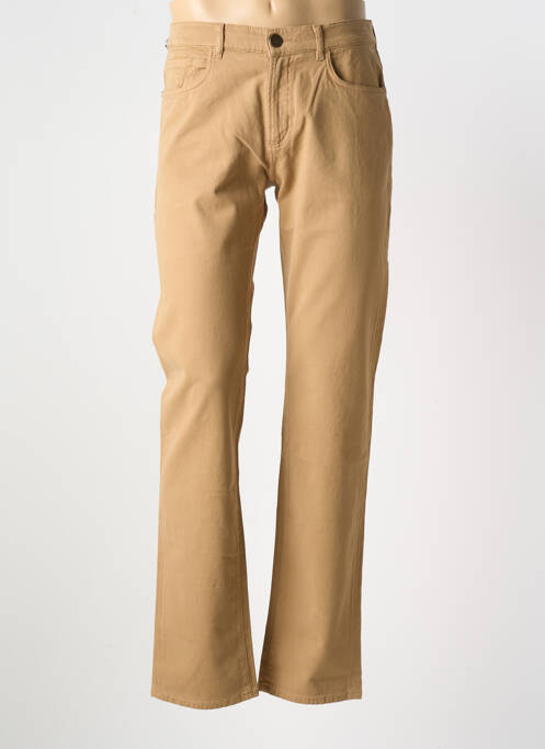 Jeans coupe slim stretch taille normale beige TRUSSARDI JEANS homme