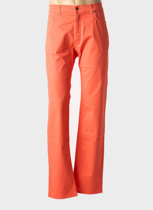 Jeans coupe slim stretch taille normale orange TRUSSARDI JEANS homme