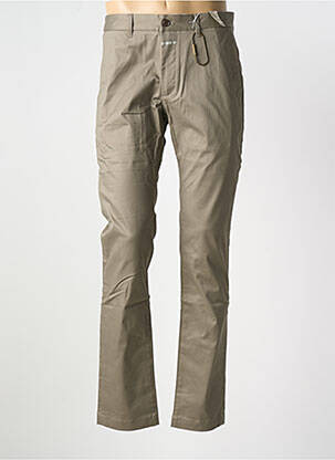 Pantalon chino tissage popeline taille normale beige CLOSED homme