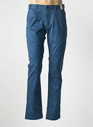 Pantalon chino tissage popeline taille normale bleu CLOSED homme