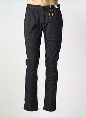 Pantalon chino tissage popeline taille normale noir CLOSED homme