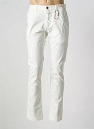 Pantalon chino tissage popeline taille normale blanc CLOSED homme