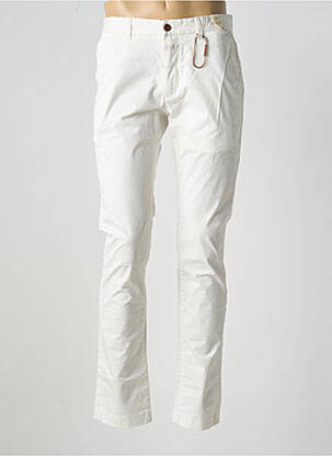 Pantalon chino tissage popeline taille normale blanc CLOSED homme
