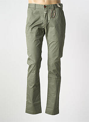 Pantalon chino tissage popeline taille normale vert CLOSED homme