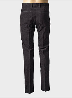 Pantalon chino fermeture zippée sous rabat avec crochet taille normale noir STRELLSON homme