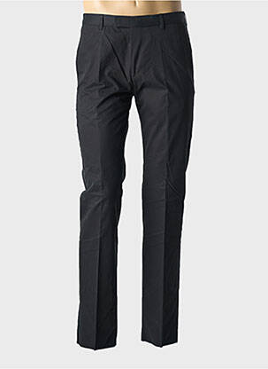 Pantalon chino fermeture zippée sous rabat avec crochet taille normale noir STRELLSON homme