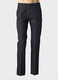 Pantalon chino fermeture zippée sous rabat avec crochet taille normale noir STRELLSON homme