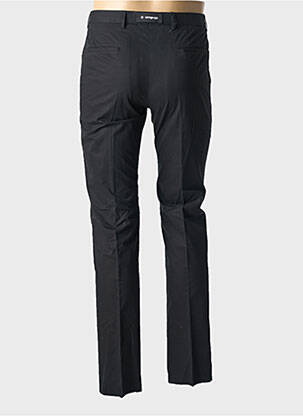 Pantalon chino fermeture zippée sous rabat avec crochet taille normale noir STRELLSON homme