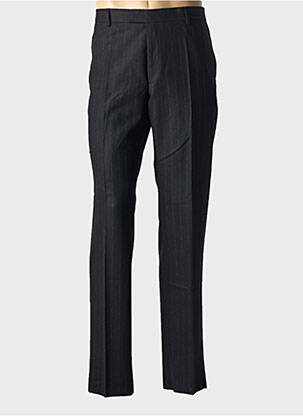 Pantalon chino fermeture zippée sous rabat avec crochet taille normale noir STRELLSON homme