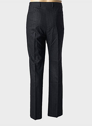 Pantalon chino fermeture zippée sous rabat avec crochet taille normale noir STRELLSON homme
