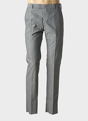 Pantalon chino tissage chiné taille normale gris clair STRELLSON homme