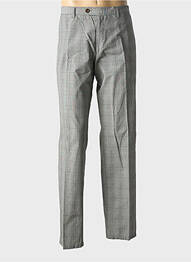 Pantalon chino imprimé imprimé prince de galle taille normale gris STRELLSON homme