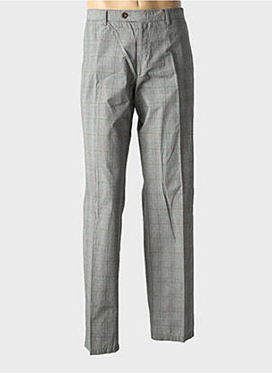 Pantalon chino imprimé imprimé prince de galle taille normale gris STRELLSON homme