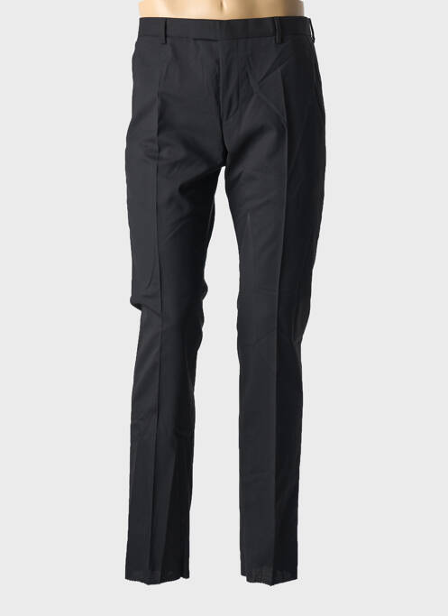 Pantalon chino fermeture zippée sous rabat avec crochet taille normale noir STRELLSON homme