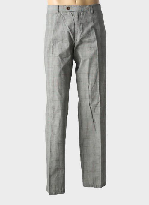 Pantalon chino imprimé imprimé prince de galle taille normale gris STRELLSON homme