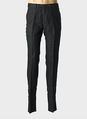 Pantalon slim taille à pinces taille normale noir BERNARD ZINS homme