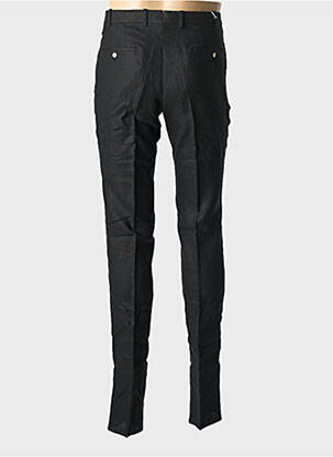 Pantalon slim taille à pinces taille normale noir BERNARD ZINS homme