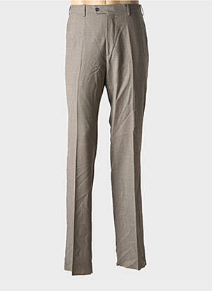 Pantalon slim tissage chiné gris BERNARD ZINS homme