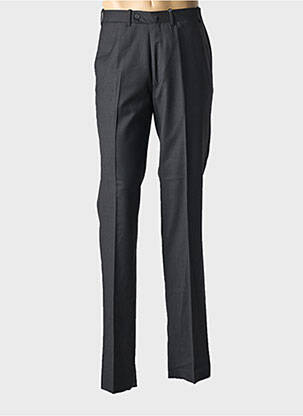 Pantalon slim taille à pinces taille normale gris BERNARD ZINS homme