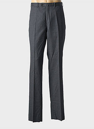 Pantalon droit tissage chiné taille normale gris BERNARD ZINS homme