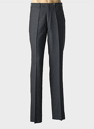 Pantalon droit tissage chiné taille normale gris BERNARD ZINS homme