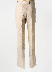 Pantalon droit beige BERNARD ZINS pour homme seconde vue