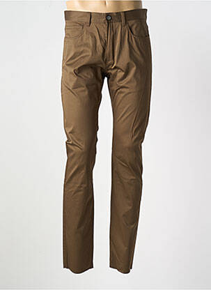 Pantalon slim stretch taille normale marron STRELLSON homme