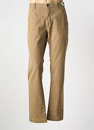 Pantalon chino stretch taille normale marron CLOSED homme
