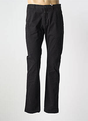 Pantalon chino tissage popeline taille basse noir CLOSED homme