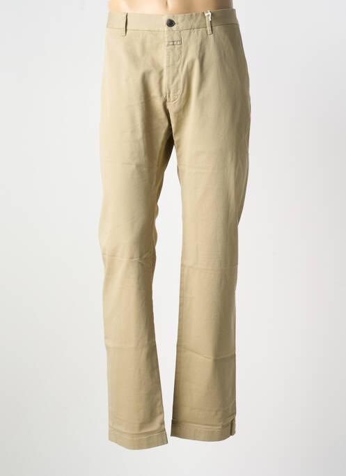 Pantalon droit tissage popeline taille normale vert CLOSED homme