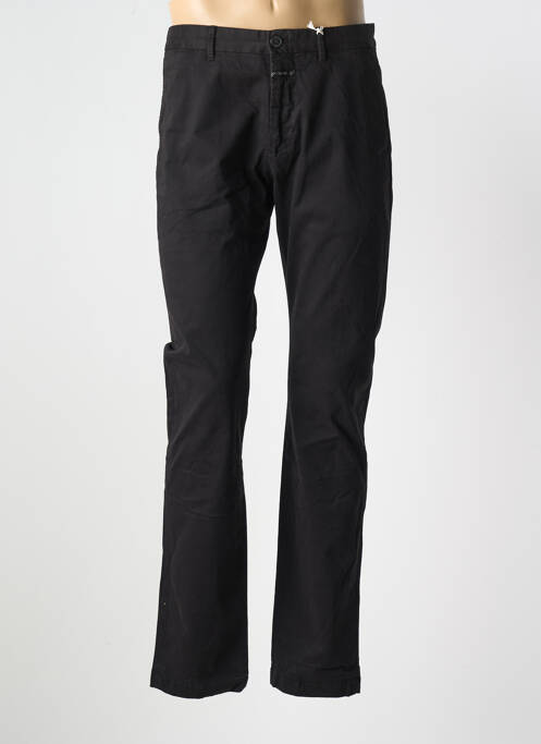 Pantalon chino tissage popeline taille basse noir CLOSED homme