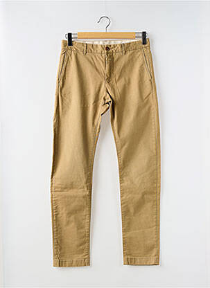 Pantalon chino tissage popeline taille normale beige CLOSED homme