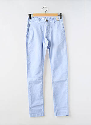 Pantalon chino tissage popeline taille normale bleu CLOSED homme