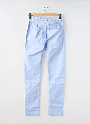 Pantalon chino tissage popeline taille normale bleu CLOSED homme