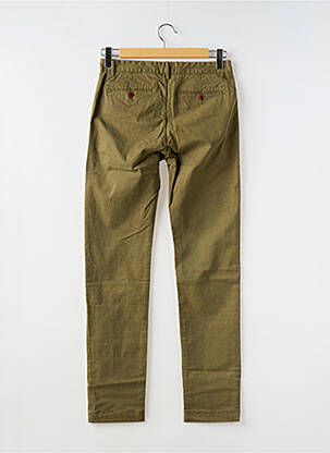 Pantalon chino tissage popeline taille normale vert CLOSED homme