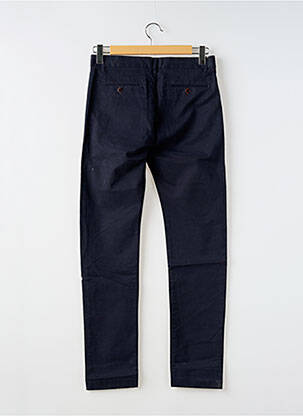 Pantalon chino tissage popeline taille normale bleu CLOSED homme