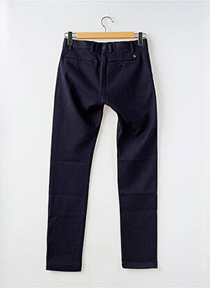 Pantalon chino tissage popeline taille normale bleu CLOSED homme
