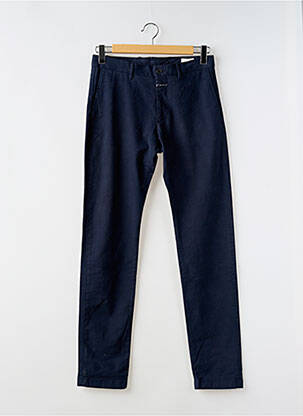 Pantalon chino tissage popeline taille normale bleu CLOSED homme