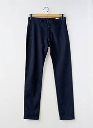 Pantalon chino tissage popeline taille normale bleu CLOSED homme