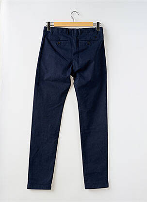 Pantalon chino tissage popeline taille normale bleu CLOSED homme