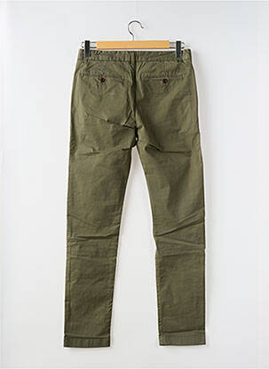Pantalon chino tissage popeline taille normale vert CLOSED homme