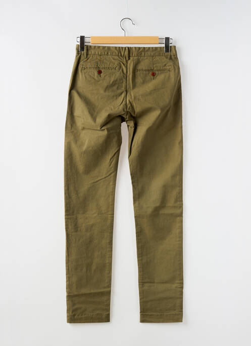 Pantalon chino tissage popeline taille normale vert CLOSED homme