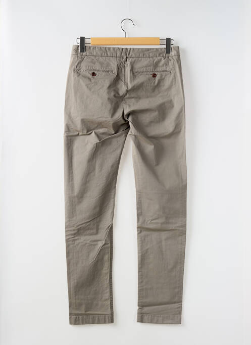 Pantalon chino tissage popeline taille normale gris CLOSED homme